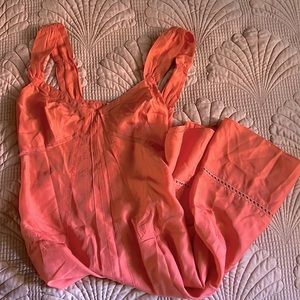 Below knee length summer dress.